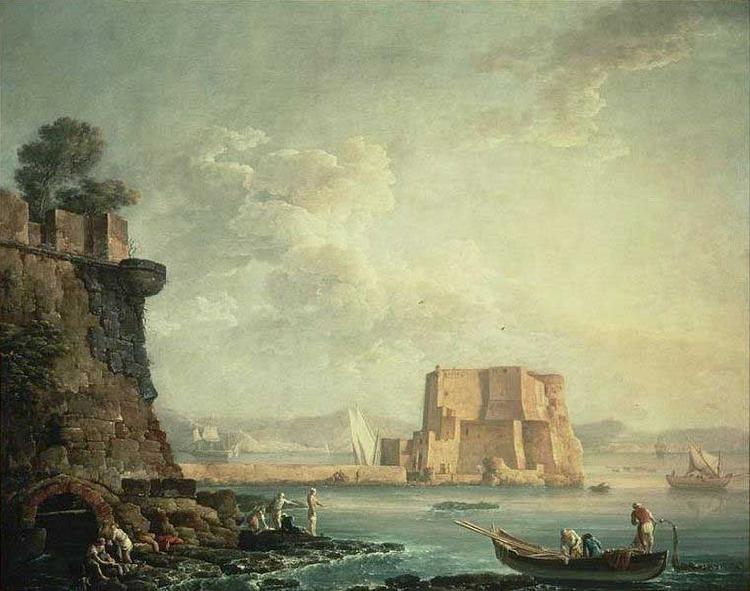 Carlo Bonavia Castel dell'Ovo, Naples oil painting picture